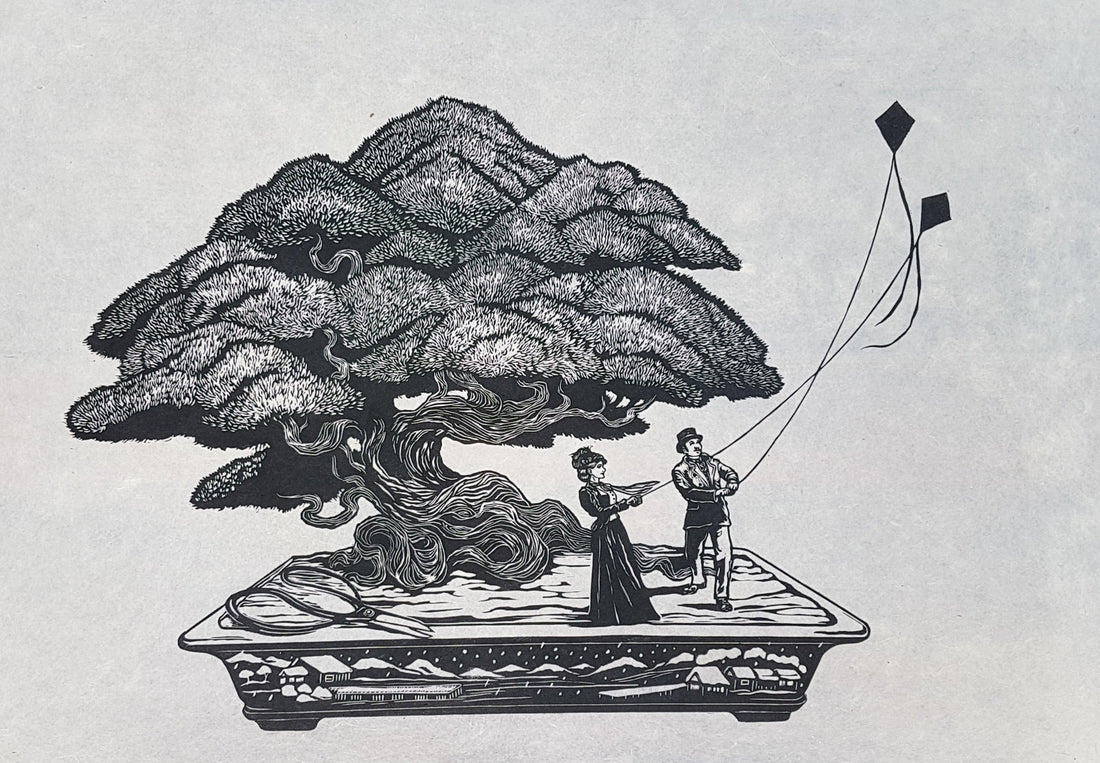 Meet the linocut printmaker - HoneyThief Prints