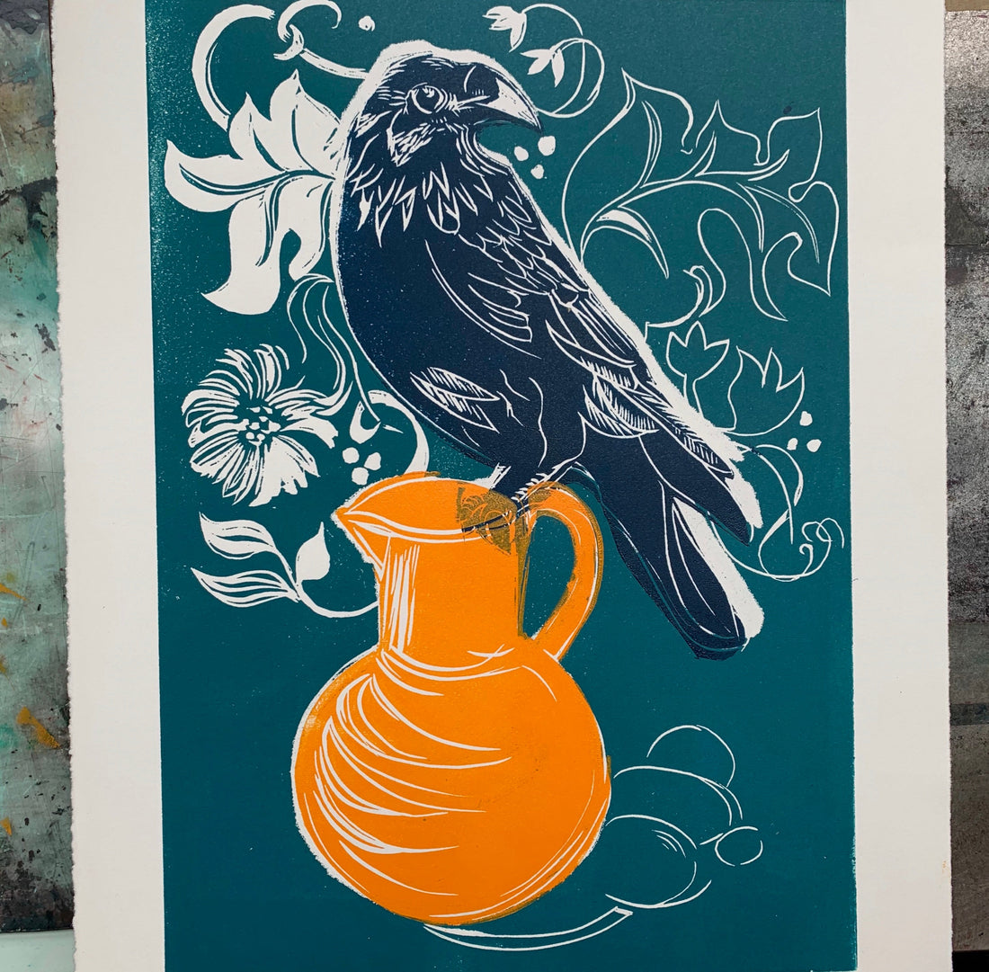 Meet the linocut printmaker - Rachel Collier-Wilson