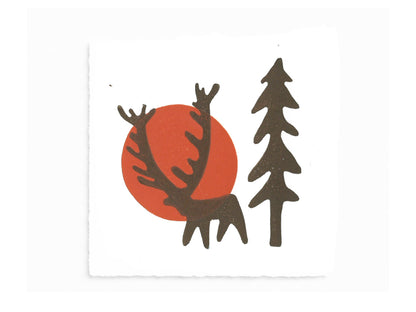 The FOLKLORE Collection - original linocut prints
