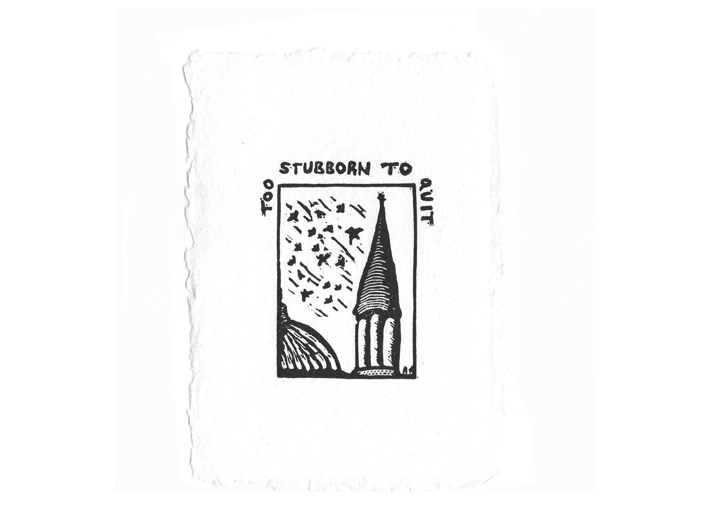 The WORDS Collection - original linocut prints