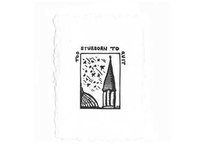 The WORDS Collection - original linocut prints