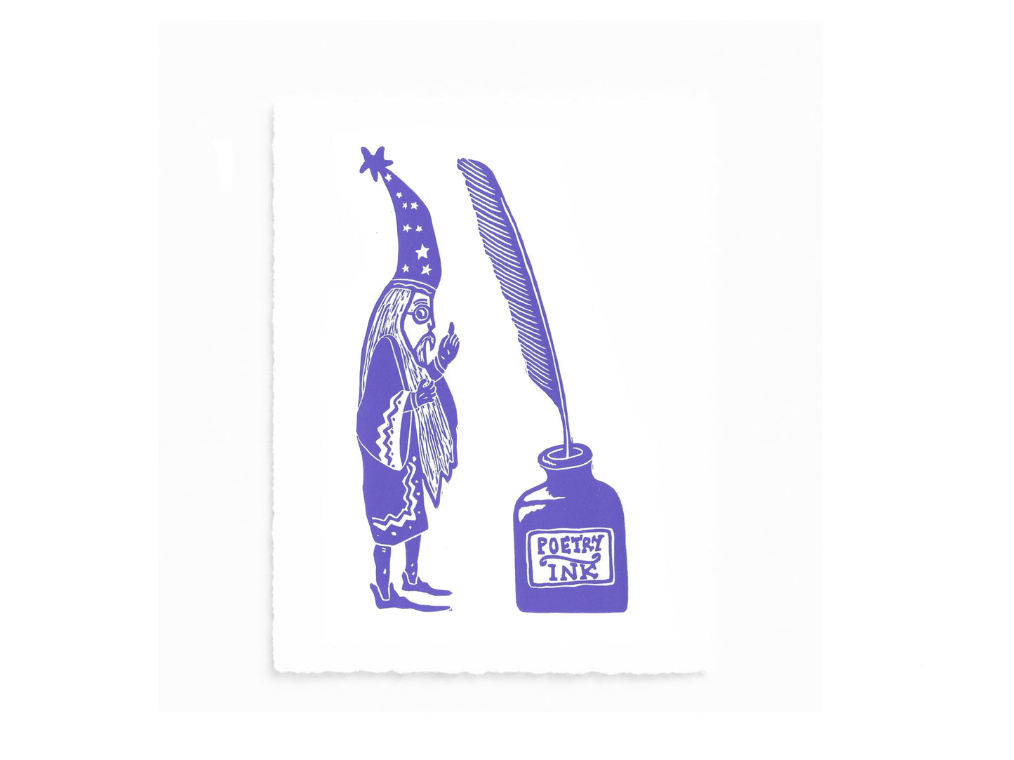 The WORDS Collection - original linocut prints