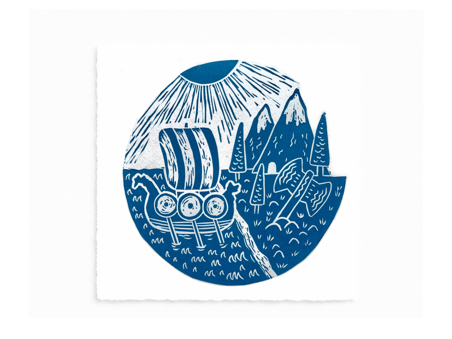 The HISTORY Collection - original linocut prints