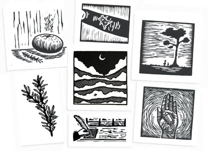 The MONO Collection - original linocut prints