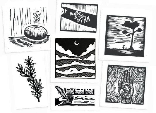 The MONO Collection - original linocut prints