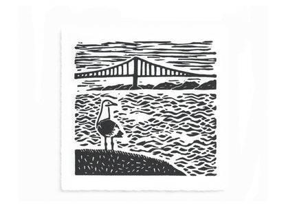 The TINY LANDSCAPES Collection - original linocut prints