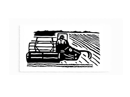 The TINY LANDSCAPES Collection - original linocut prints