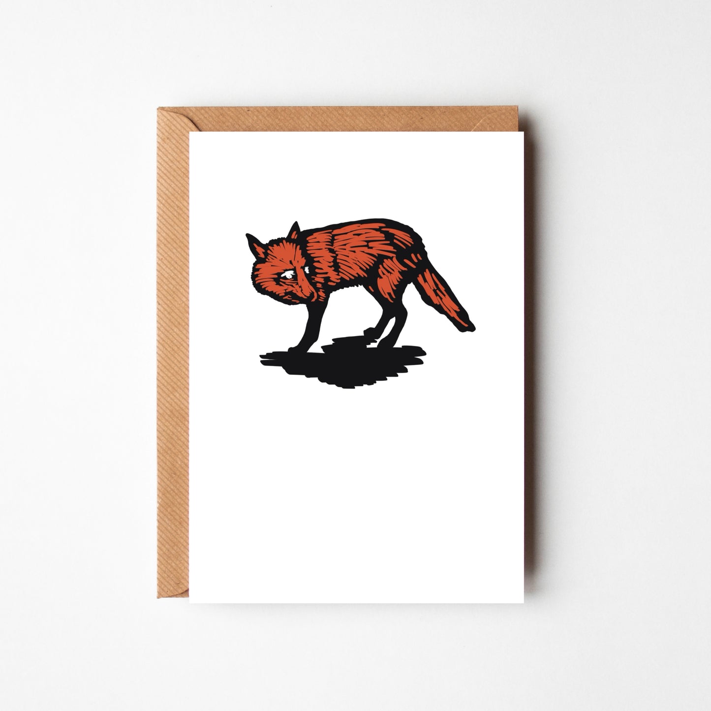The British Wildlife Collection - linocut flowers and animals - blank greeting cards
