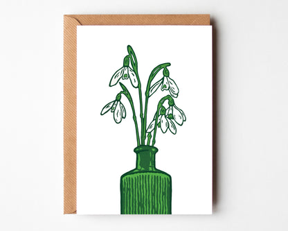 The British Wildlife Collection - linocut flowers and animals - blank greeting cards