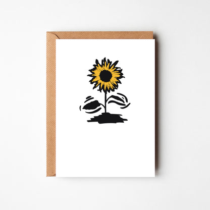The British Wildlife Collection - linocut flowers and animals - blank greeting cards