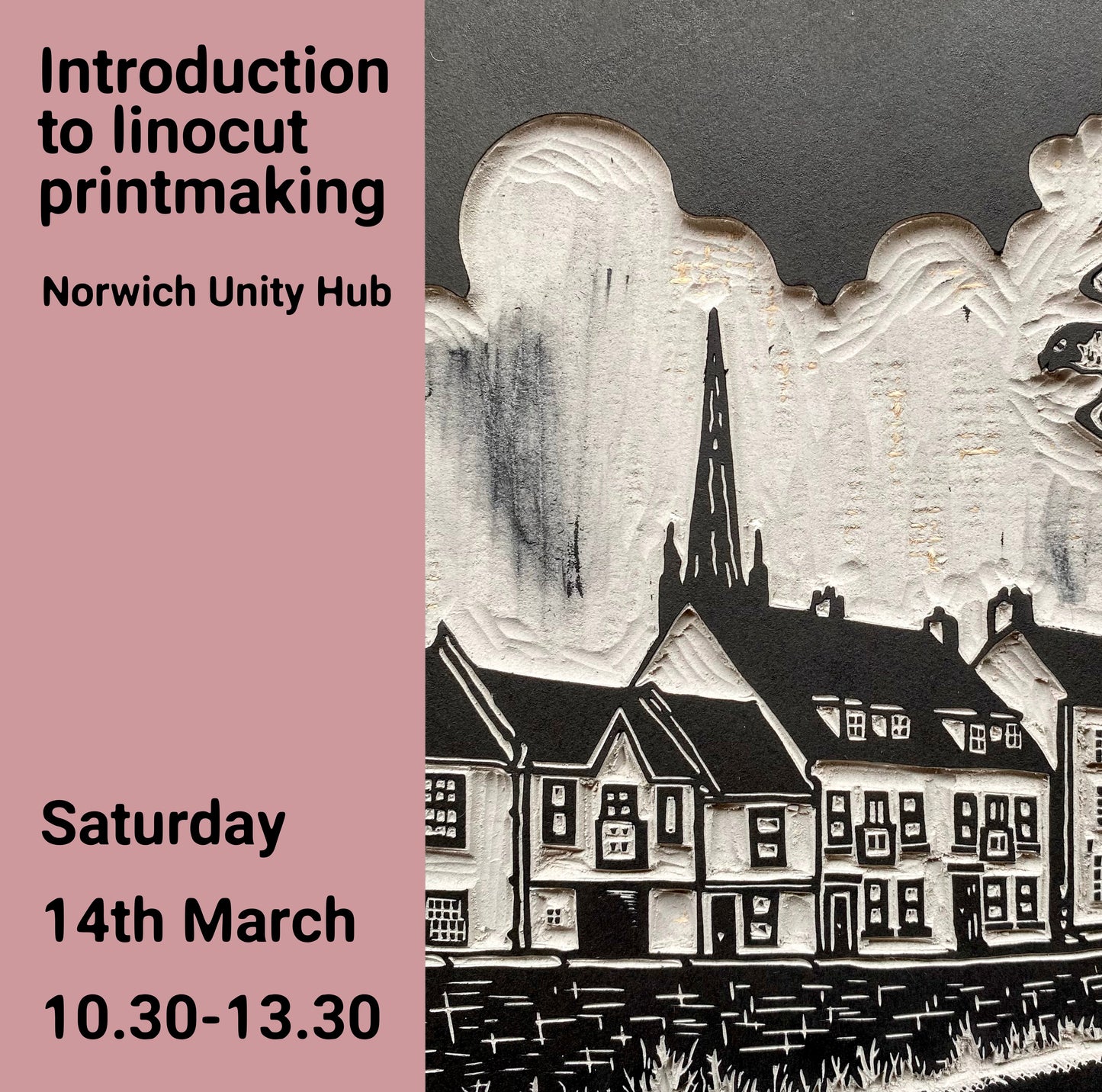 Introduction to Linocut Printmaking - 14th March 2026