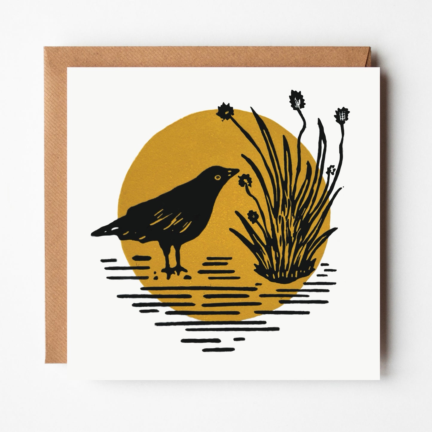 The Bird Collection - linocut British birds - blank greeting cards