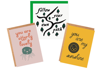 The Whimsy Collection - cute, inspirational blank greeting cards to brighten someone's day
